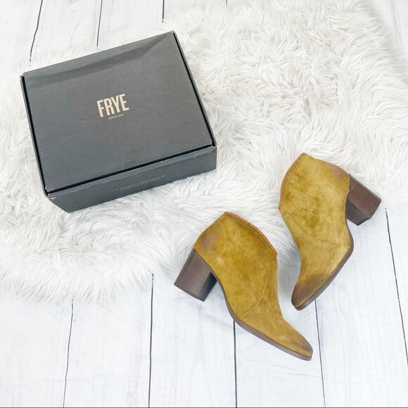 Frye Women's Nora Whipstitch Shootie Suede Bootie Size 10 NEW - Picture 2 of 6